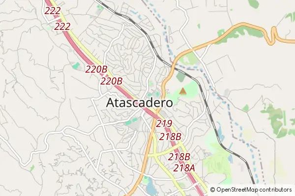 Mapa Atascadero