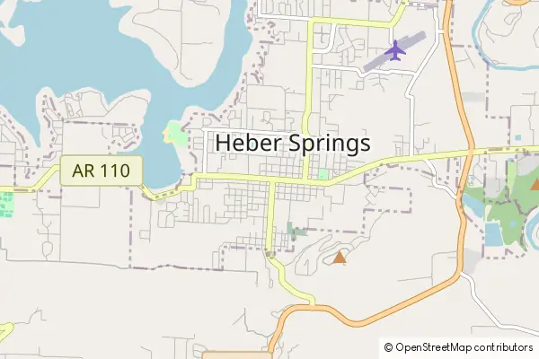 Mapa Heber Springs