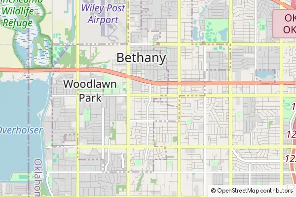 Mapa Bethany