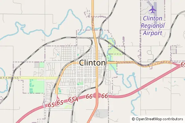 Mapa Clinton