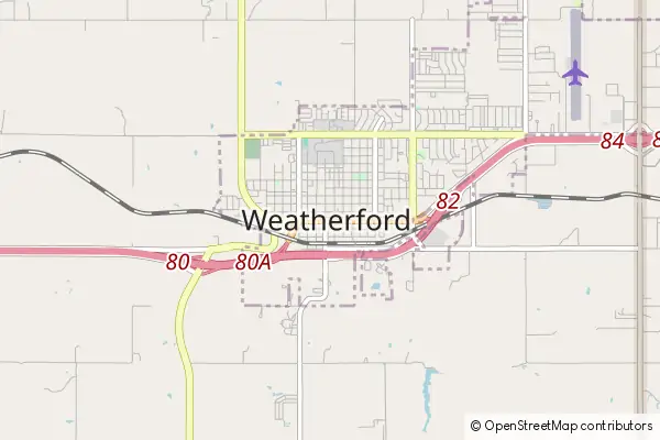 Mapa Weatherford