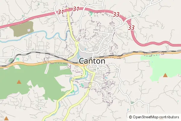 Mapa Canton