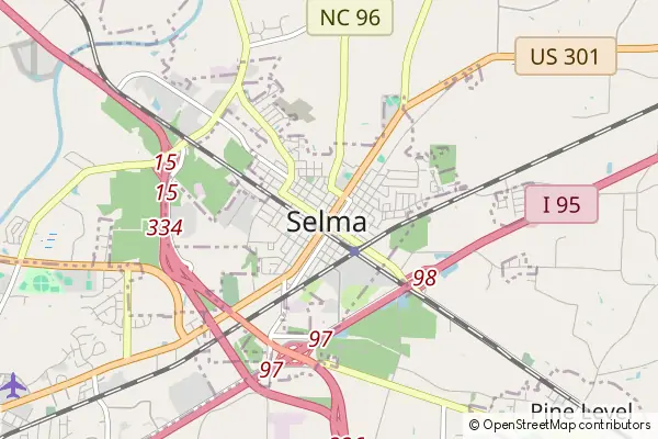 Mapa Selma