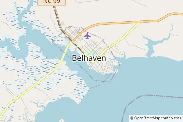 Mapa Belhaven