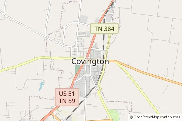 Mapa Covington