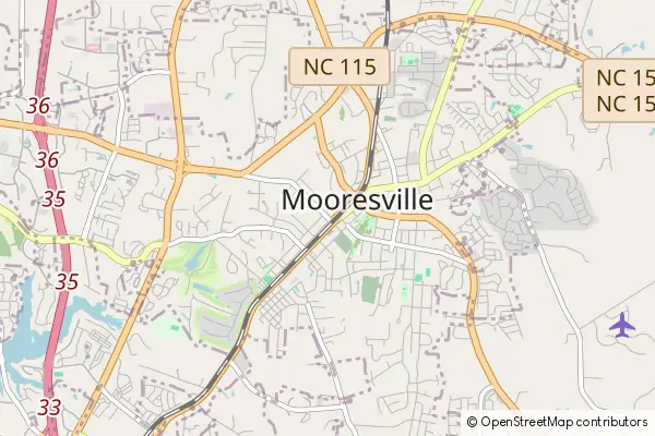 Mapa Mooresville