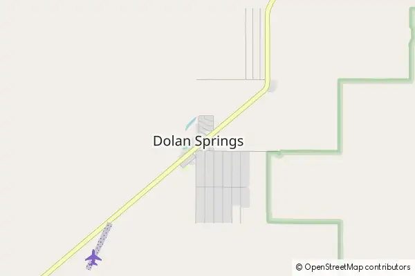 Mapa Dolan Springs