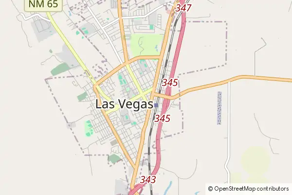 Mapa Las Vegas