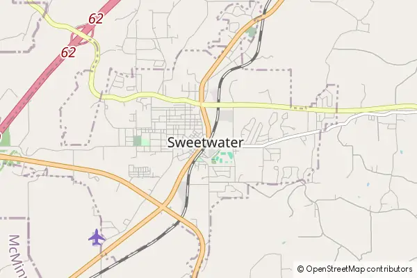 Mapa Sweetwater