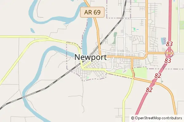 Mapa Newport