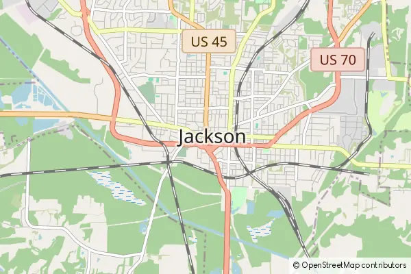 Mapa Jackson