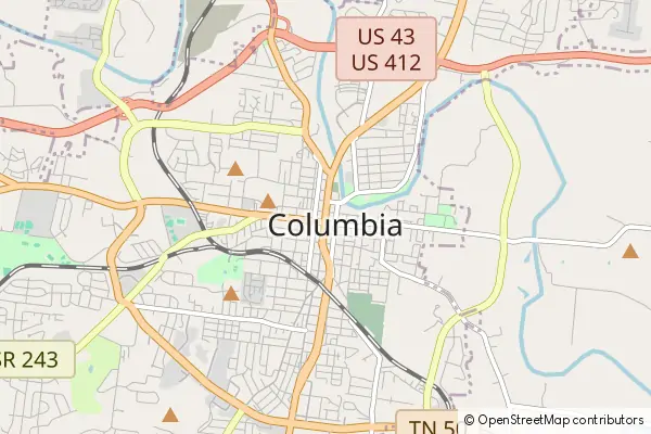 Mapa Columbia