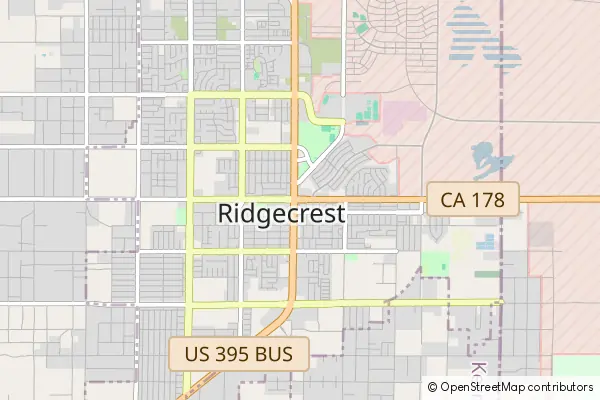 Mapa Ridgecrest