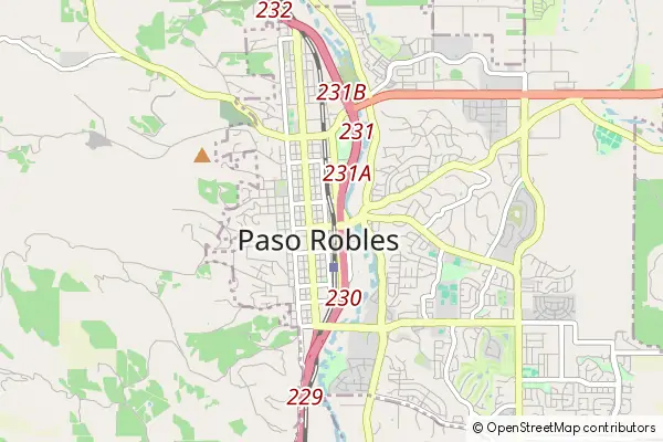 Mapa Paso Robles