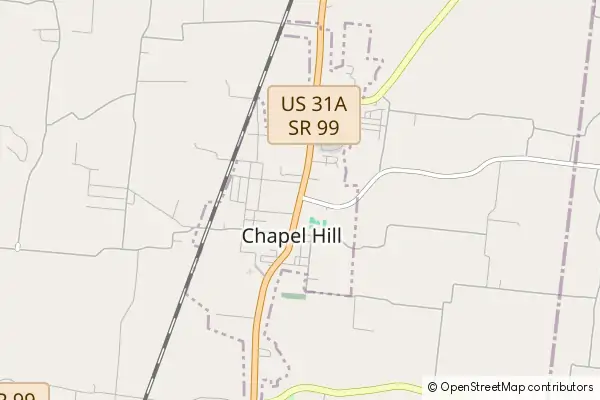 Mapa Chapel Hill