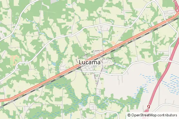 Mapa Lucama