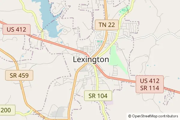 Mapa Lexington