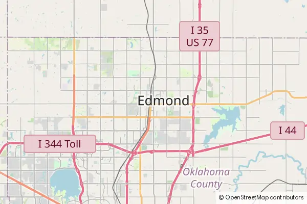 Mapa Edmond