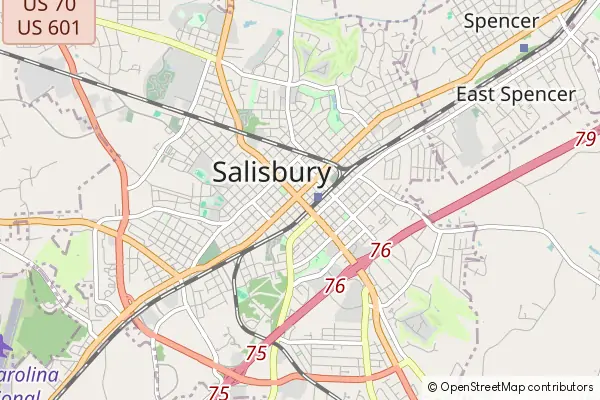 Mapa Salisbury