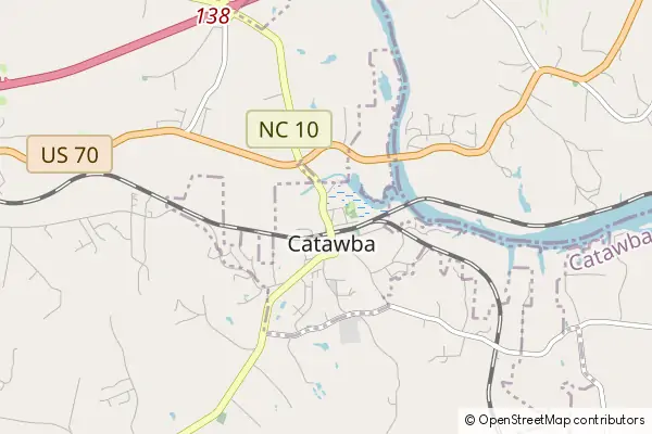 Mapa Catawba