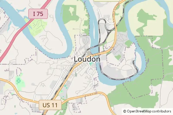 Mapa Loudon