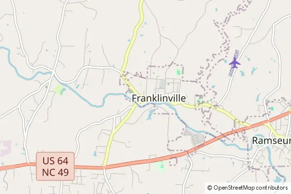 Mapa Franklinville