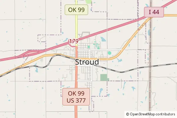 Mapa Stroud