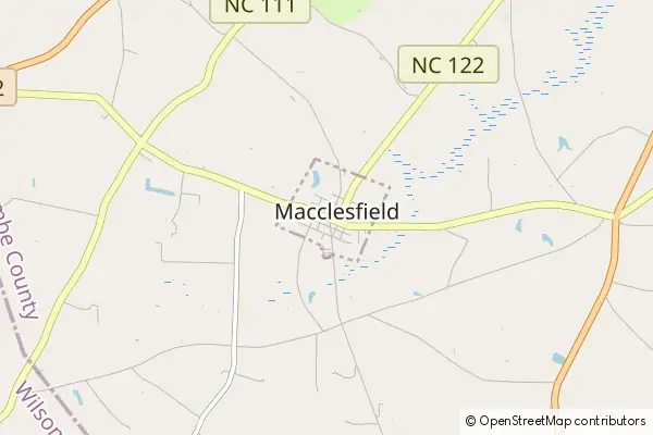 Mapa Macclesfield