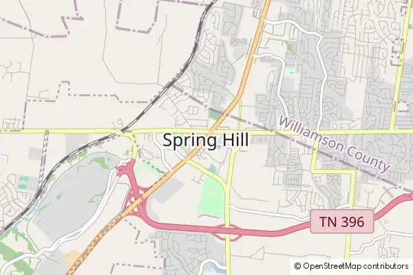 Mapa Spring Hill