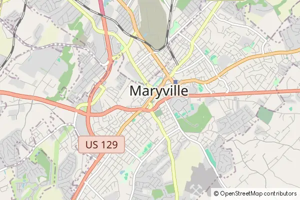 Mapa Maryville