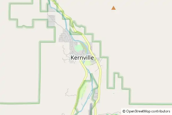 Mapa Kernville