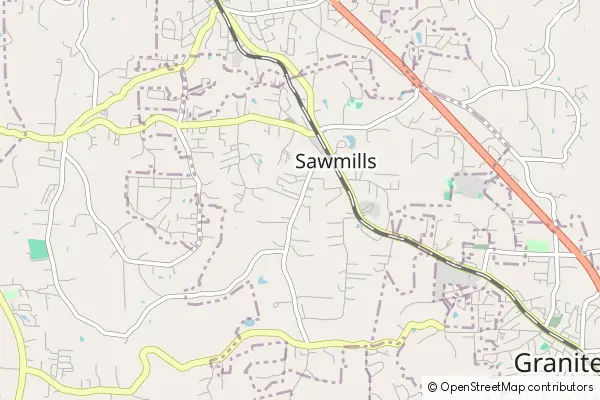 Mapa Sawmills