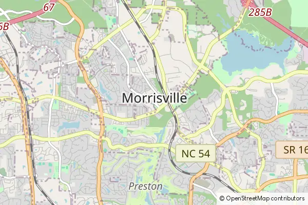 Mapa Morrisville