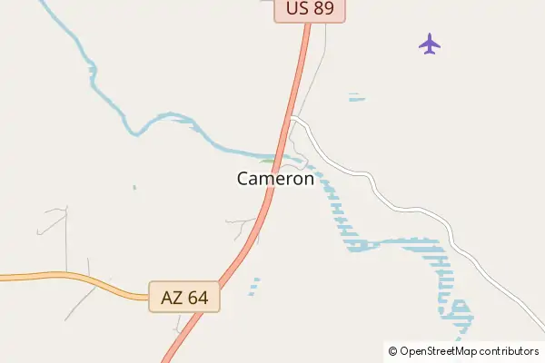 Mapa Cameron