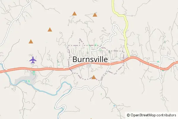 Mapa Burnsville