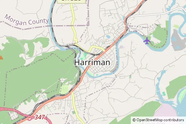 Mapa Harriman