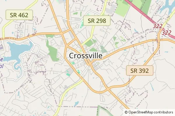 Mapa Crossville