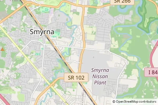 Mapa Smyrna