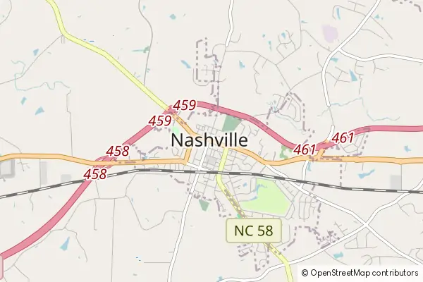 Mapa Nashville