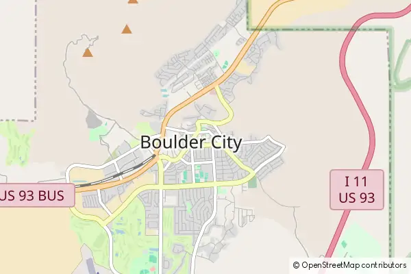 Mapa Boulder City