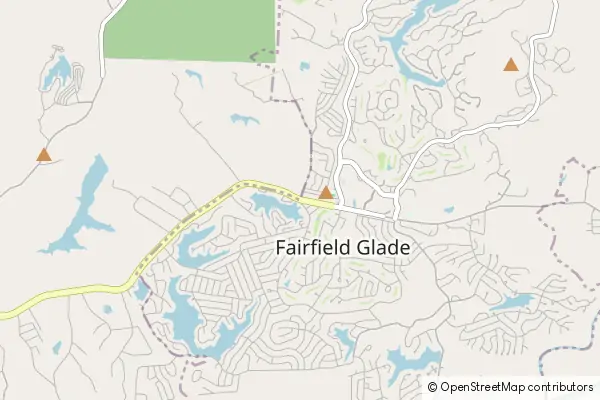 Mapa Fairfield Glade