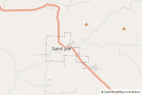 Mapa Saint Joe