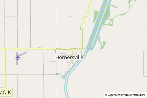 Mapa Hornersville