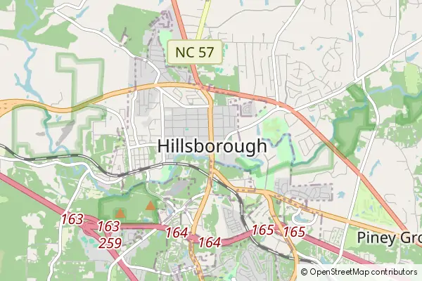 Mapa Hillsborough