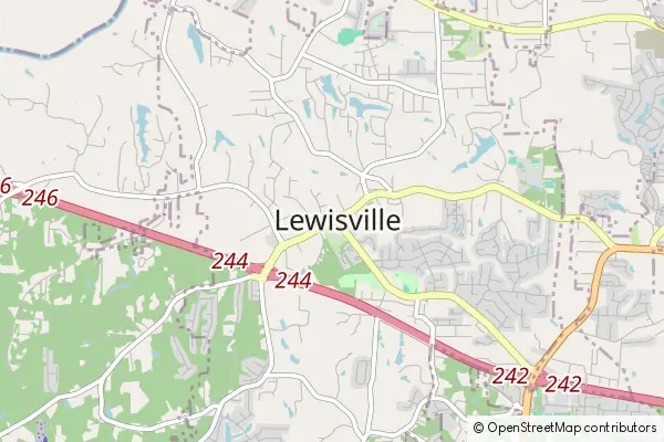 Mapa Lewisville