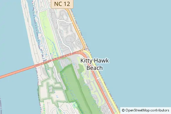 Mapa Kitty Hawk