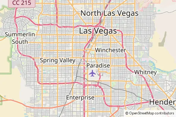 Mapa Las Vegas