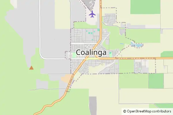 Mapa Coalinga