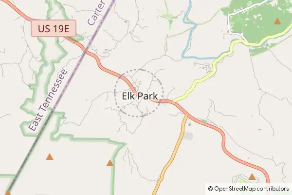 Mapa Elk Park