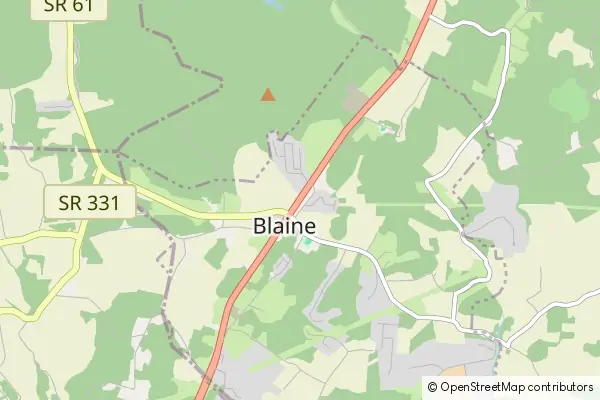 Mapa Blaine